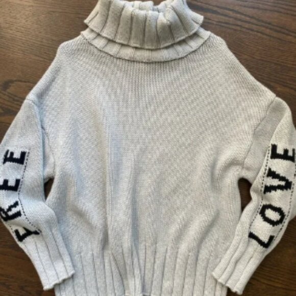 Elan‎ EUC Free Love Gray Turtleneck Sweater - Picture 1 of 4